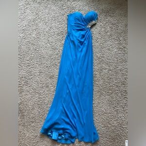 Elegant Blue Faviana Gown